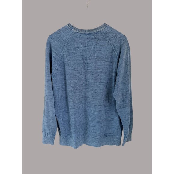 Superdry Premium Pullover Sweater Heather Blue Crewneck  XXLarge - Picture 4 of 7